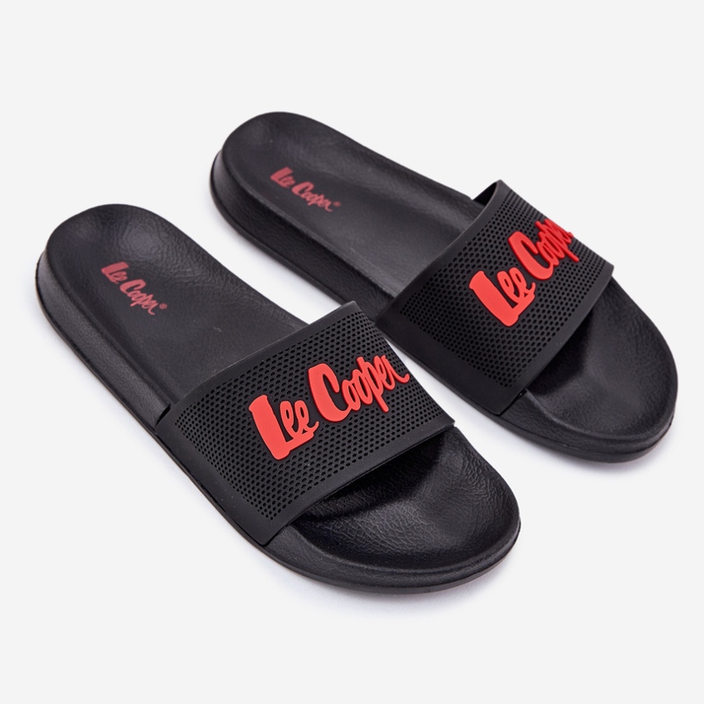 Lee Cooper LCW-25-07-3526M BLACK SLIPS 1