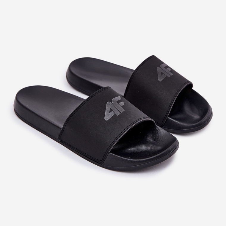 Men's flip flops 4f 4frm00fslim011-21s black 1