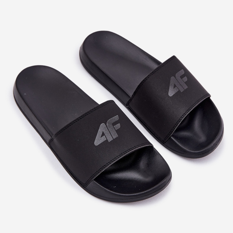 Men's flip flops 4f 4frm00fslim011-21s black 2