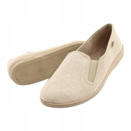 Befado Men's PVC sneakers 001m075 beige beige 2 Befado Men's PVC sneakers 001m075 beige beige 2