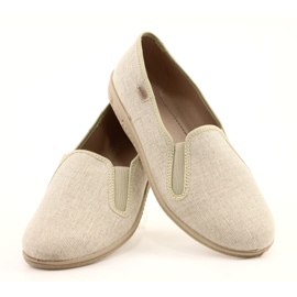 Befado Men's PVC sneakers 001m075 beige beige 4