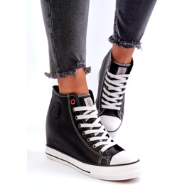 Women's Wedge Sneakers Cross Jeans NN2R4005 Black 2