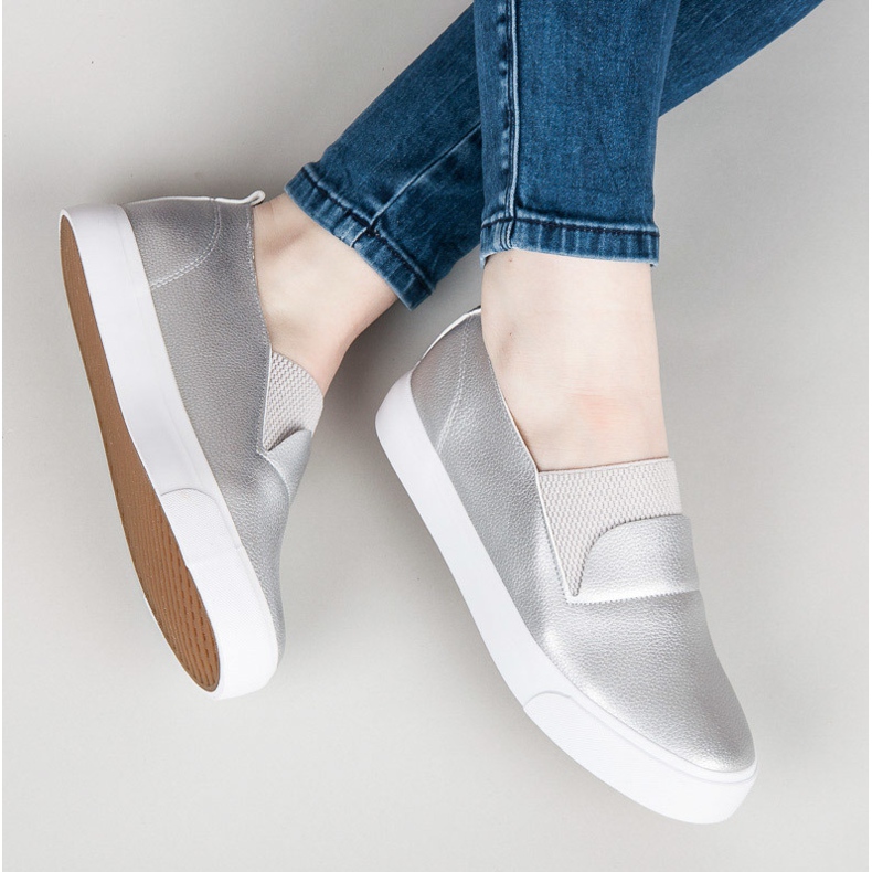 L&H Silver Slipons grey 1