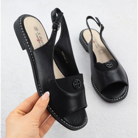 S.Barski Women's sandals Czarne S. Barski KV51-021 black 1 S.Barski Women's sandals Czarne S. Barski KV51-021 black 1
