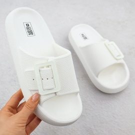 Women's sports flip flops on a thick white sole big star rr274a584 1 Women's sports flip flops on a thick white sole big star rr274a584 1