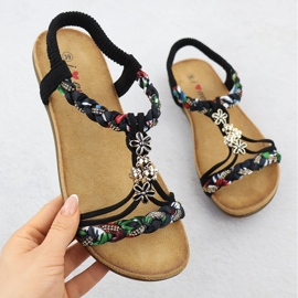EVento Women's sandals slipped black event 8309 1