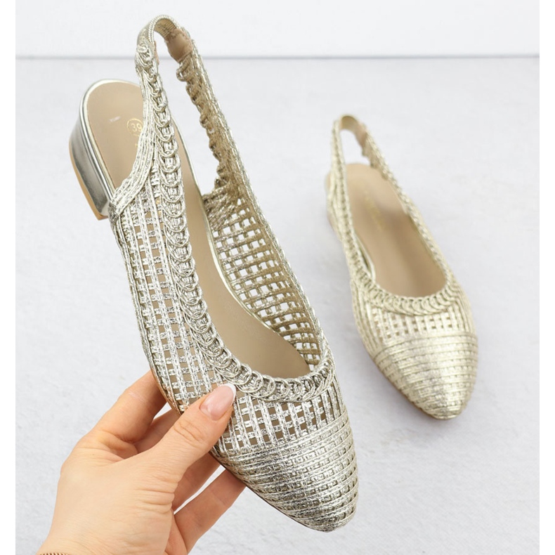 Women's openwork sandals in the Golden Spitz T.Sokolski L25-334 1