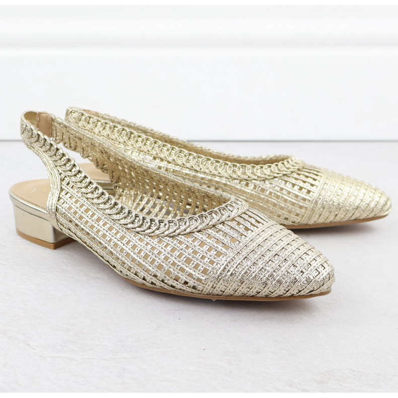 Women's openwork sandals in the Golden Spitz T.Sokolski L25-334 2