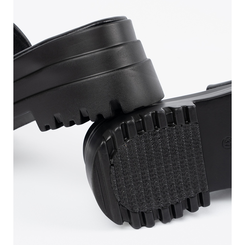 Seastar Black platform slippers 1 Seastar Black platform slippers 1