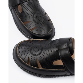Seastar Black openwork women's shoes 2