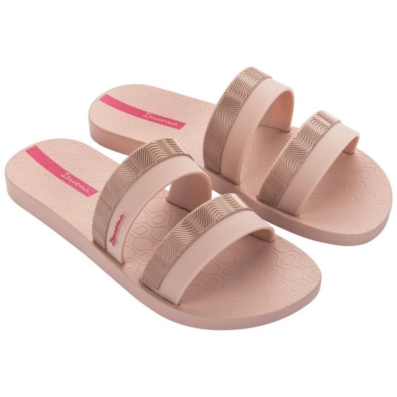 IPANEMA MESH SLIDE 83649 BB780 flip flops pink 1