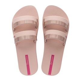 IPANEMA MESH SLIDE 83649 BB780 flip flops pink 2