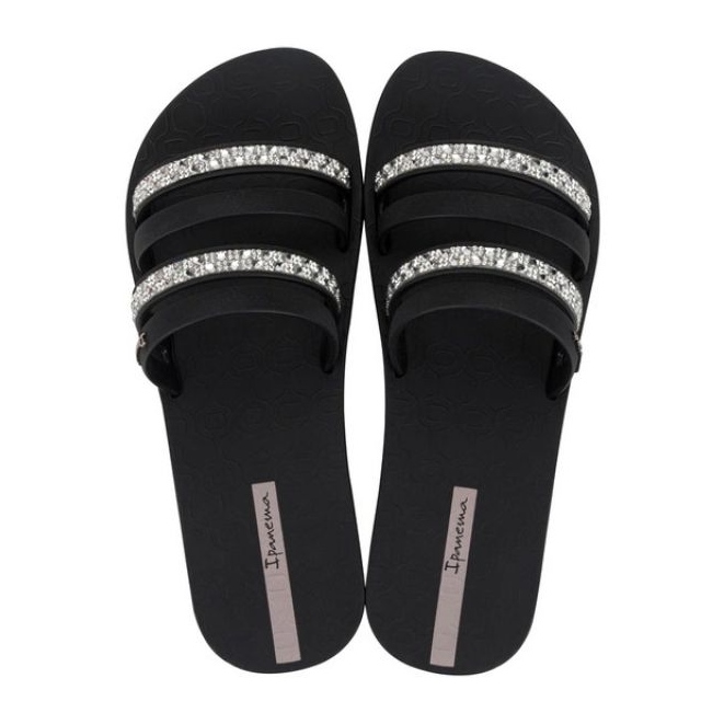 IPANEMA CHIC SLIDE FEM 83707 BE140 flip flops black 1