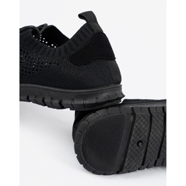 Black openwork women's sports shoes 2