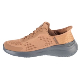 Skechers Slip-Inss Bounder 2.0 shoes. Emerged 232459-BBK brown 1