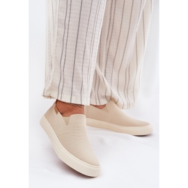 Women's Slip-on Big Star RR274721 beige sneakers 2