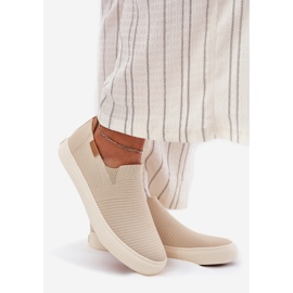 Women's Slip-on Big Star RR274721 beige sneakers 1