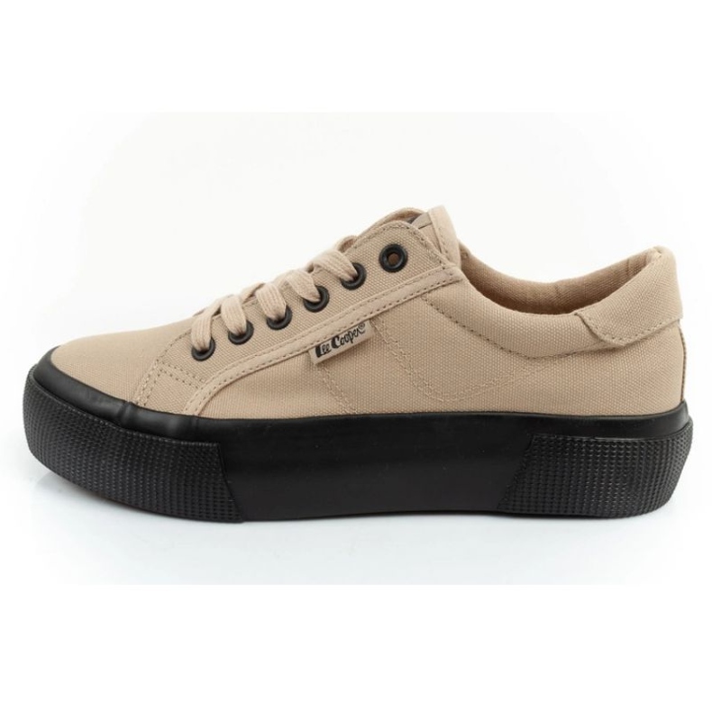 Lee Cooper Canvas Lady LCW-24-31-2721L shoes beige 1