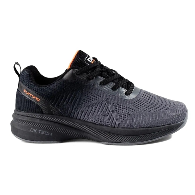 Black and gray women's sports shoes from DK 1