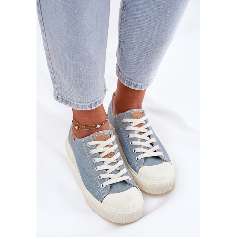 Big Star RR274796 Women's Material Sneakers blue 2 Big Star RR274796 Women's Material Sneakers blue 2