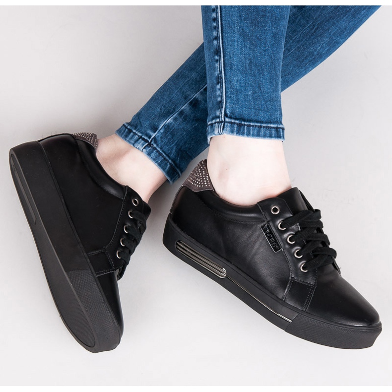 Vices Platform sports shoes black brown 1 Vices Platform sports shoes black brown 1