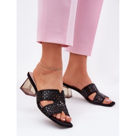 Women's flip flops on the Vinceza 62230 black post 2