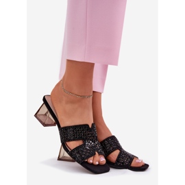Women's flip flops on the Vinceza 62230 black post 1
