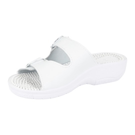 Vriston Women's shoes adjustable flaps Fakirki massaging with spikes Nadia white 2