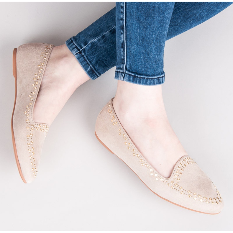 Vices Suede ballerinas brown 1