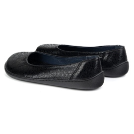 Olivier Barefoot women's minimalist leather shoes slipped 1771pol black eyes 1