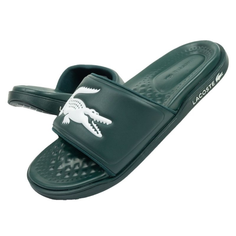 Lacoste Croco Dualiste 202D2 Flip-Flops 743CMA00202D2 green 1