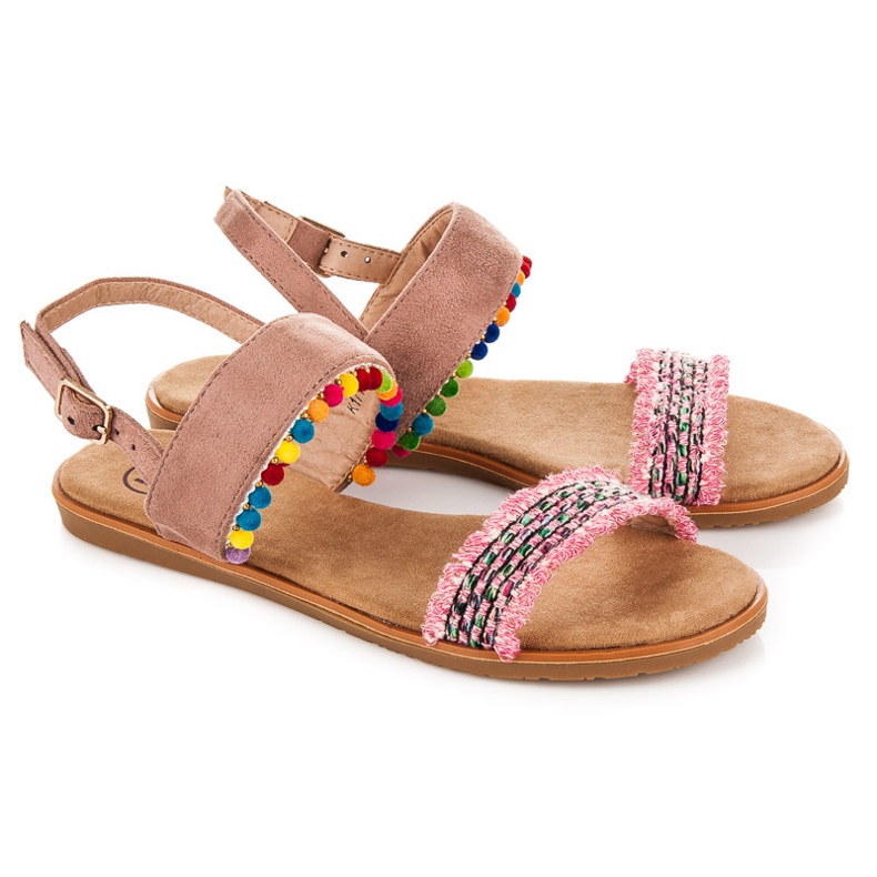 Kylie Flat sandals with a buckle multicolored 1