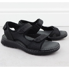 Black McKeylor 95320 leather sandals 1 Black McKeylor 95320 leather sandals 1
