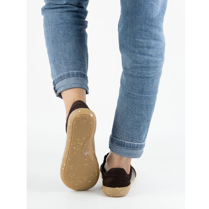 Women's shoes Barefoot Leather brown 0772W Wasak - minimalist natural footwear 2