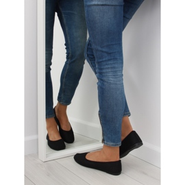 Black mesh ballerinas JX56 black 2