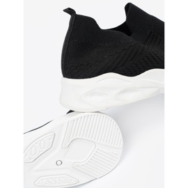 Shelvt Black women's slip-on sports shoes 1 Shelvt Black women's slip-on sports shoes 1