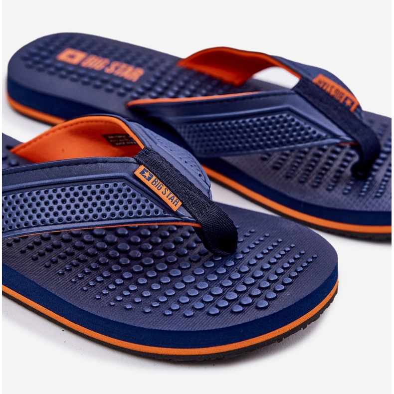 Men's flip -flops Big Star RR174437 navy blue 2 Men's flip -flops Big Star RR174437 navy blue 2