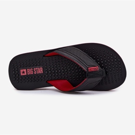 Men's flip -flops Big Star RR174441 black 2
