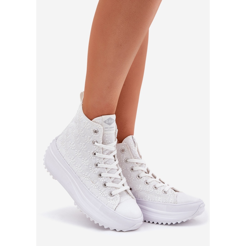 High women's sneakers Lee Cooper LCW-25-31-3461L white 1