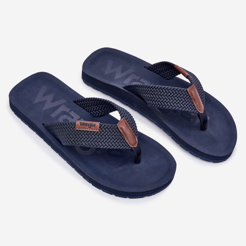 Men's flip -flops wrangler zane flipflop men low 20251044.24h navy blue 1 Men's flip -flops wrangler zane flipflop men low 20251044.24h navy blue 1