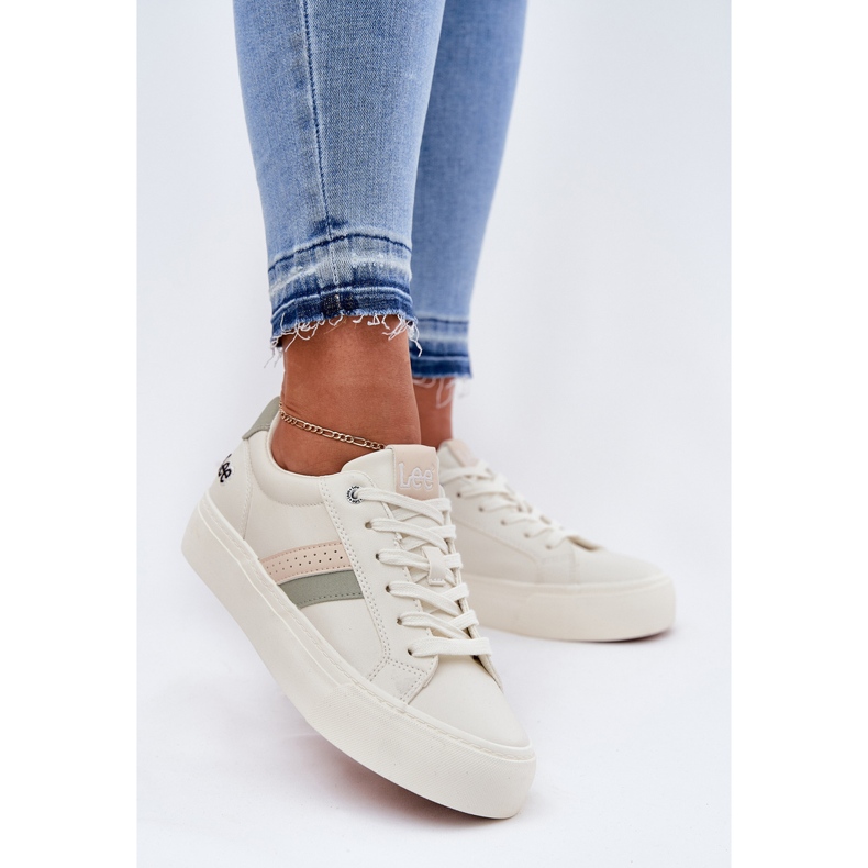 Women's sneakers Lee Layla Women Low 50251003 Extended white 2 Women's sneakers Lee Layla Women Low 50251003 Extended white 2