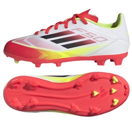 Adidas F50 League fg/mg ie3747 shoes white 1