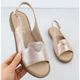 Flat women's sandals with golden vinceza 17384 1 Flat women's sandals with golden vinceza 17384 1