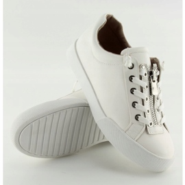 White women's sneakers 7209 White 2
