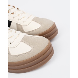 Shelvt Women's beige sports shoes 1 Shelvt Women's beige sports shoes 1