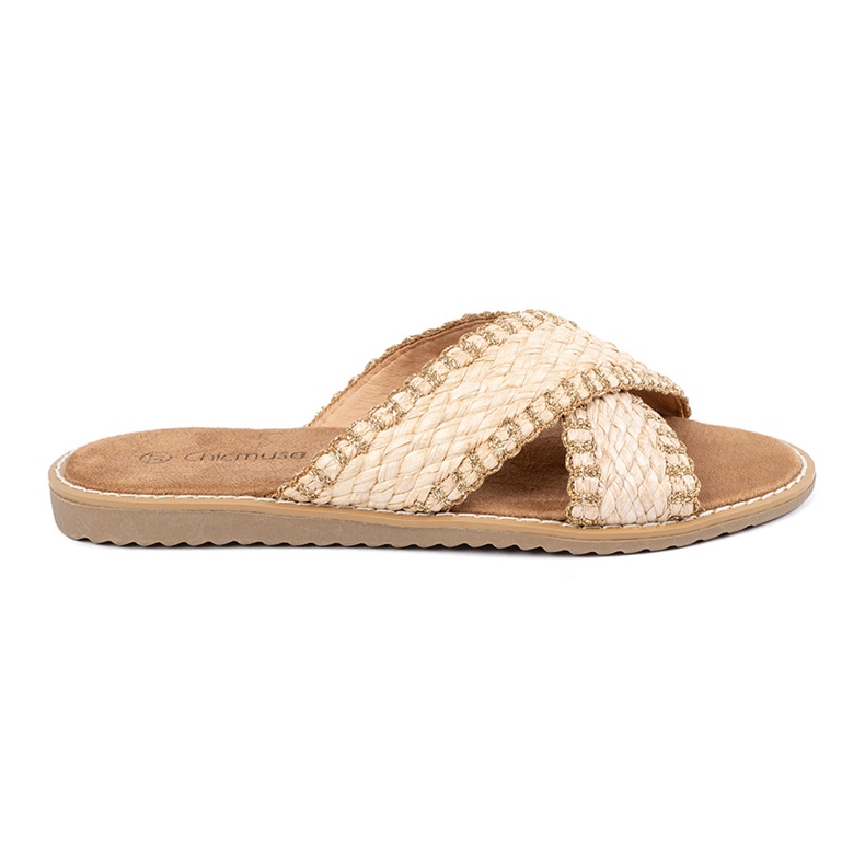 Shelvt Beige Women's Women's Slippers 1