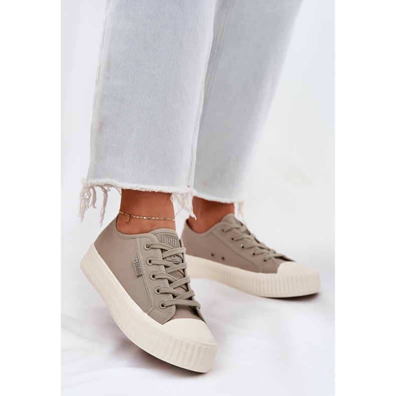 Material women's sneakers on the Big Star RR274779 gray platform grey 2 Material women's sneakers on the Big Star RR274779 gray platform grey 2