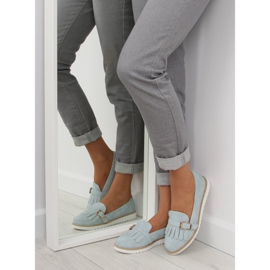 Women's blue loafers 7210 Blue 2