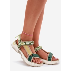 Women's Velcro sandals D.Franklin DFSH406003 Green 1 Women's Velcro sandals D.Franklin DFSH406003 Green 1