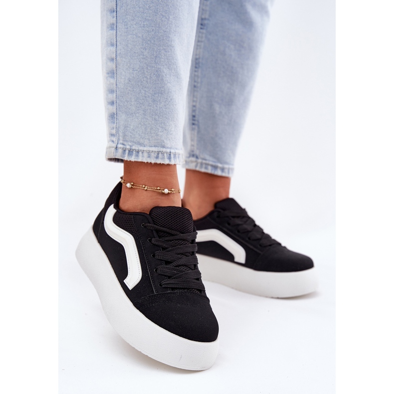 Inna Women's Platform Sneakers Black 2